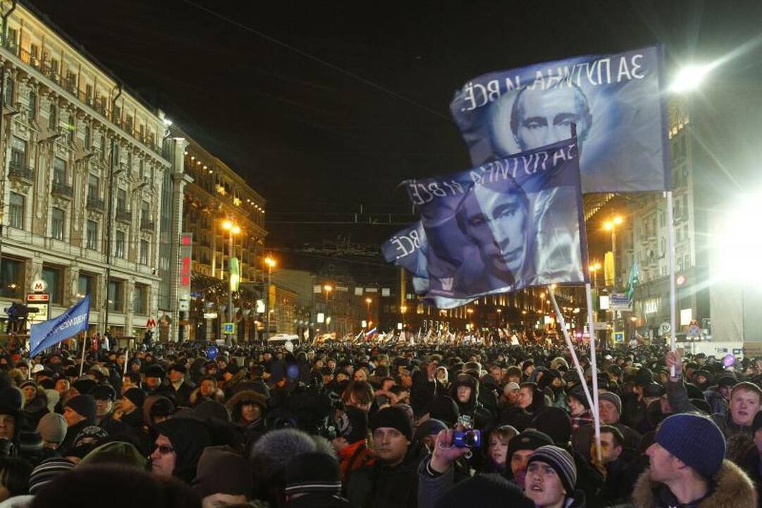 Rinkėjų lyga nepripažįsta Rusijos prezidento rinkimų