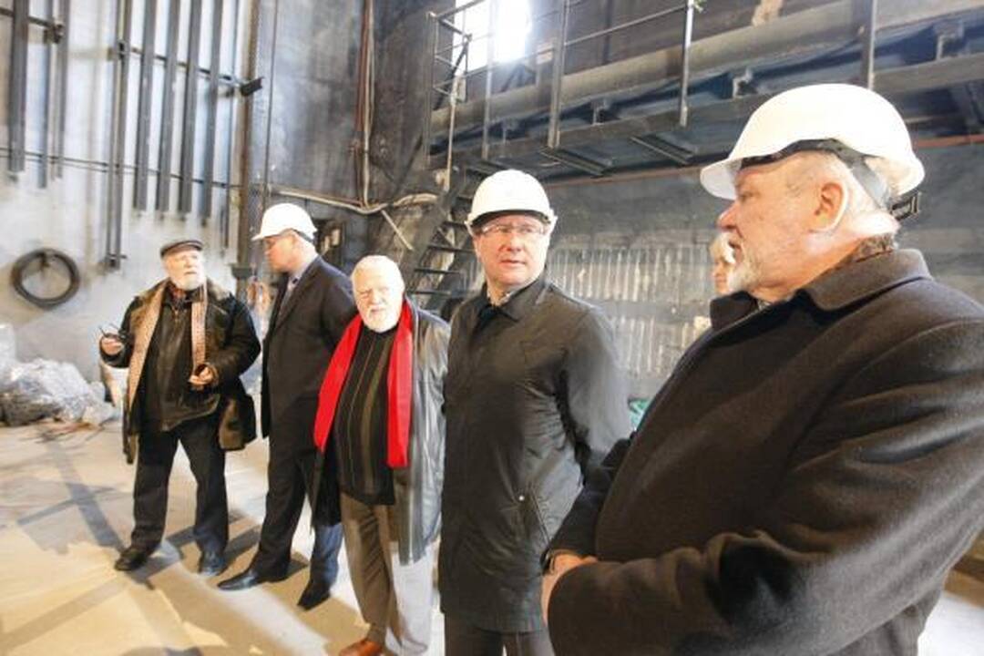 Dramos teatro rekonstrukcija: darbai vyksta sklandžiai