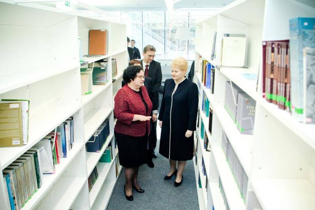 Modernios VU bibliotekos atidaryme – akibrokštas B. Juodkai