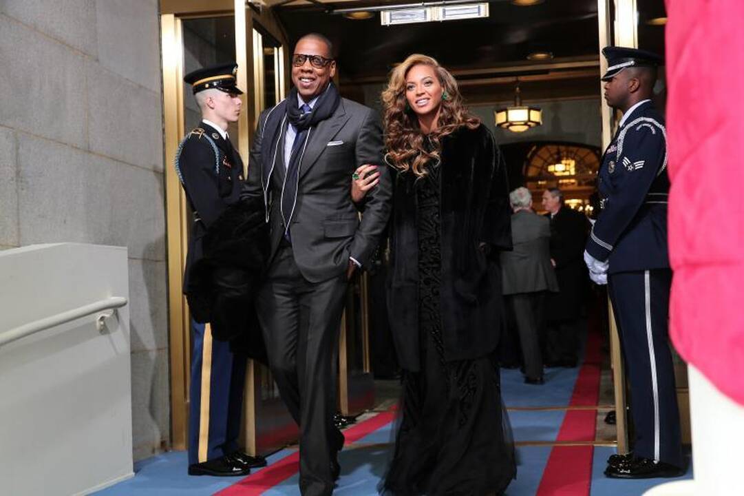B. Obamos inauguracijoje Beyonce spindėjo išlaikyta elegancija