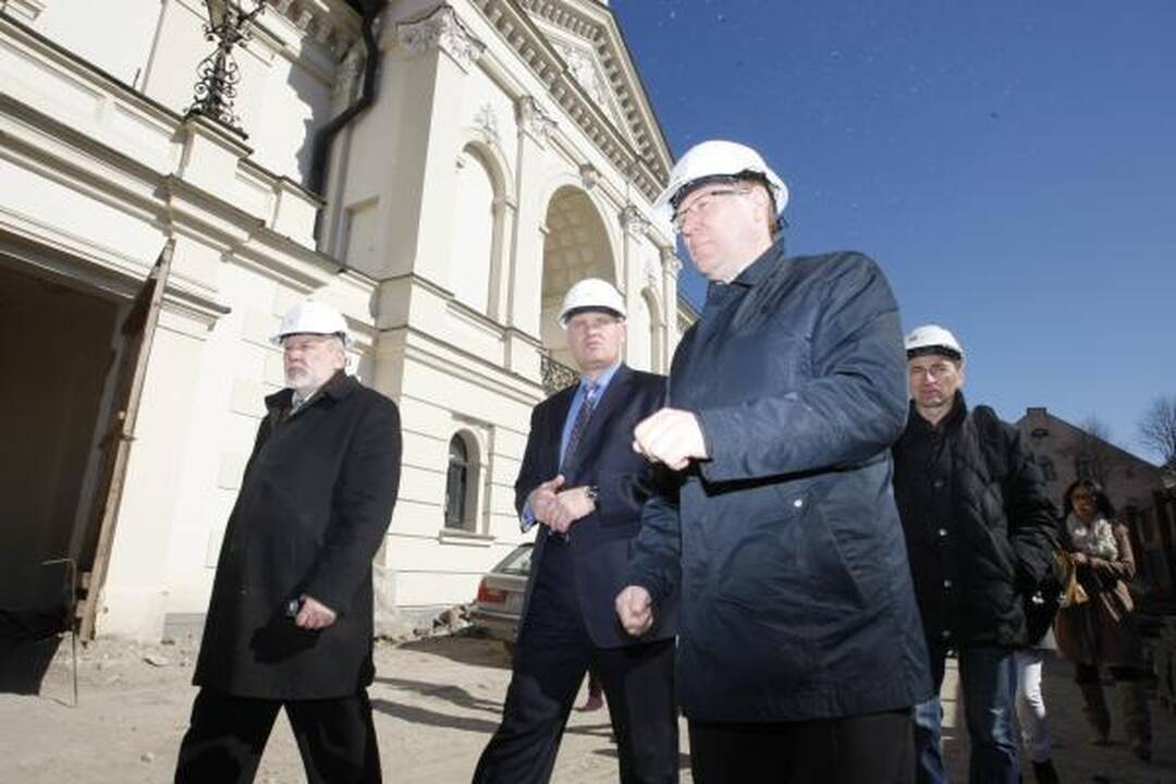 Dramos teatro rekonstrukcija: darbai vyksta sklandžiai