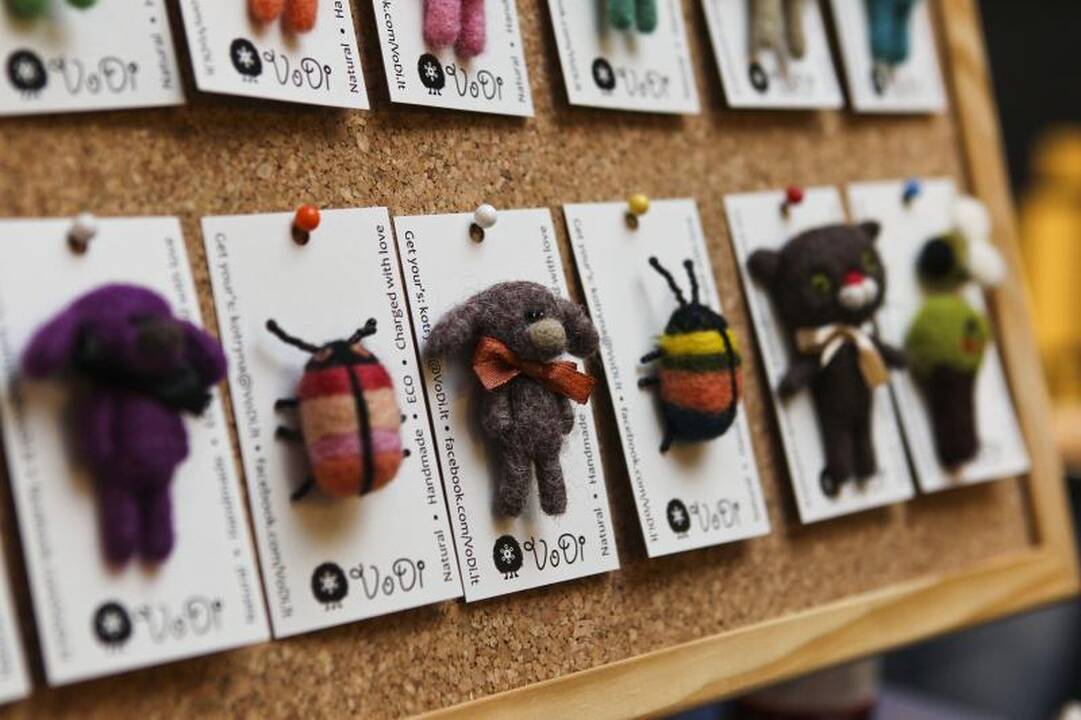 Kūrybinių smulkmenų mugėje – originalios Kalėdų dovanos