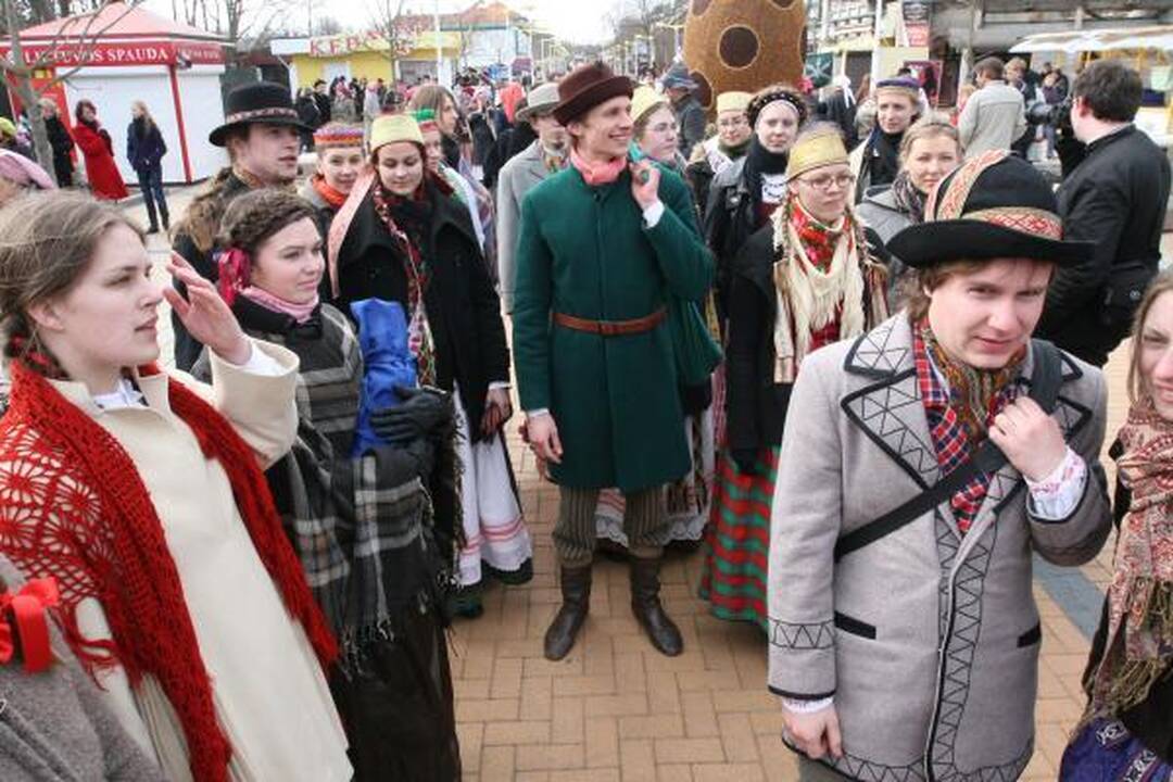 Palangoje – pavasarinis Jurginių šurmulys