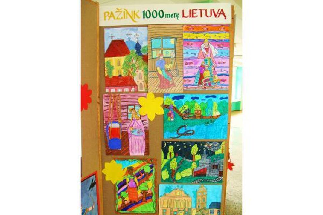 Sostinės moksleiviai prisideda prie tūkstantmečio renginių