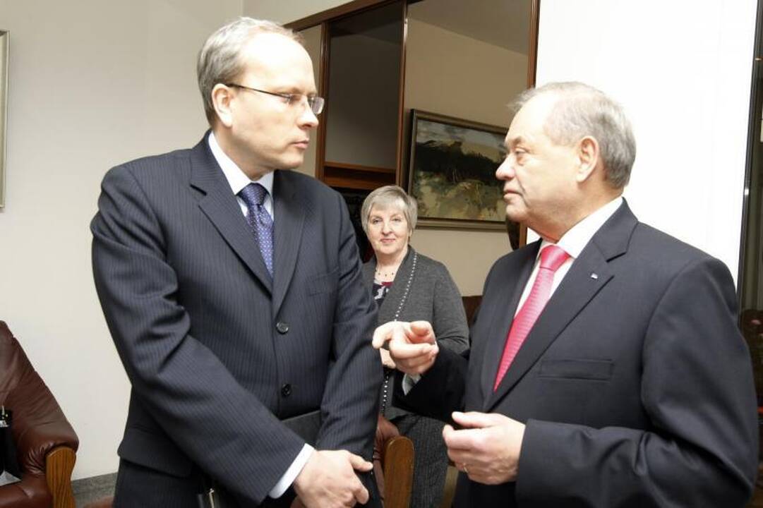 Klaipėdą aplankė Estijos ambasadorius T. Kukas