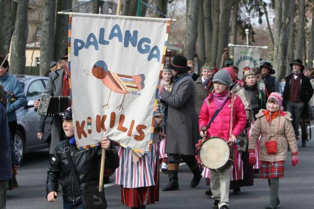 Palangoje – pavasarinis Jurginių šurmulys