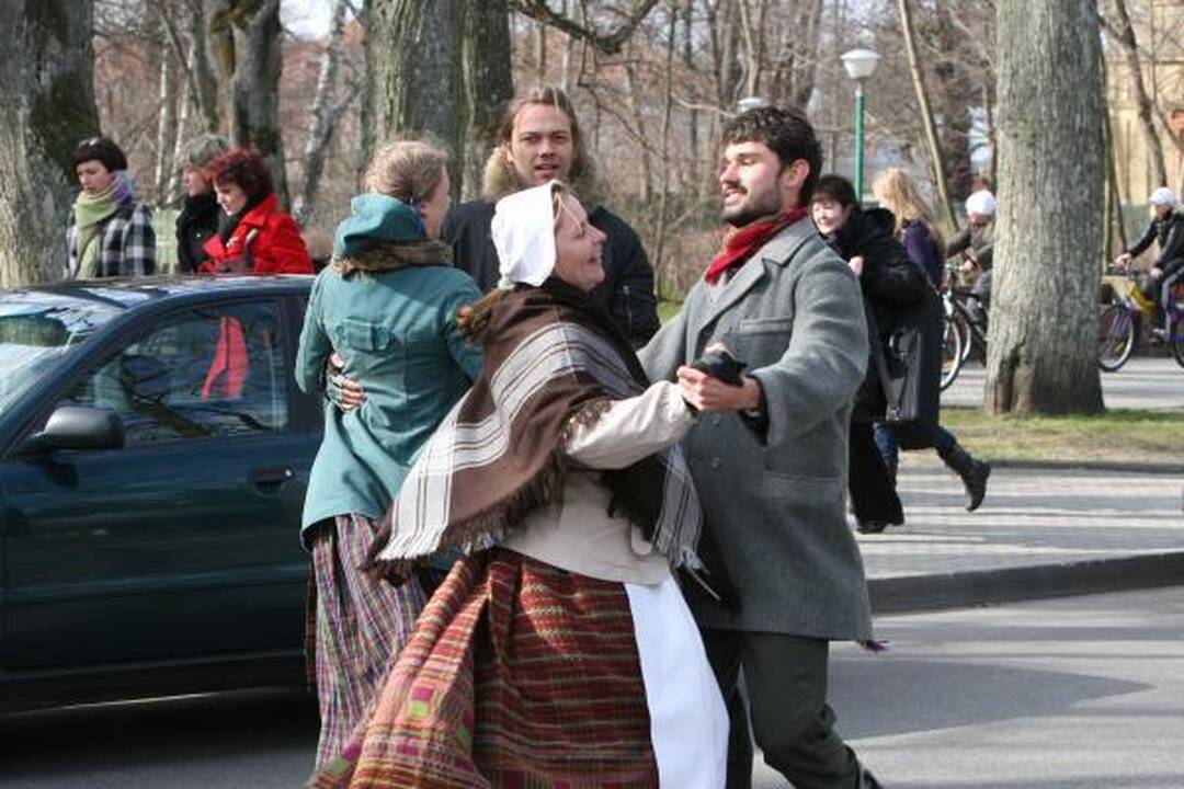 Palangoje – pavasarinis Jurginių šurmulys