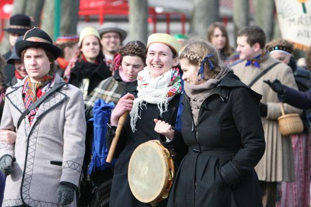 Palangoje – pavasarinis Jurginių šurmulys