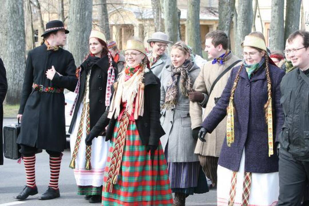 Palangoje – pavasarinis Jurginių šurmulys