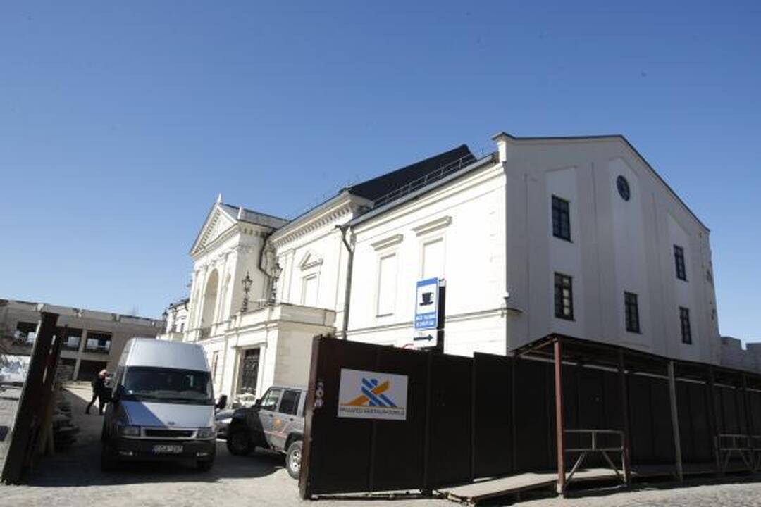 Dramos teatro rekonstrukcija: darbai vyksta sklandžiai