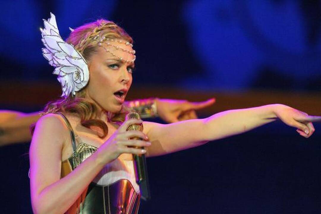 Vilniuje įspūdingą koncertą surengė K.Minogue