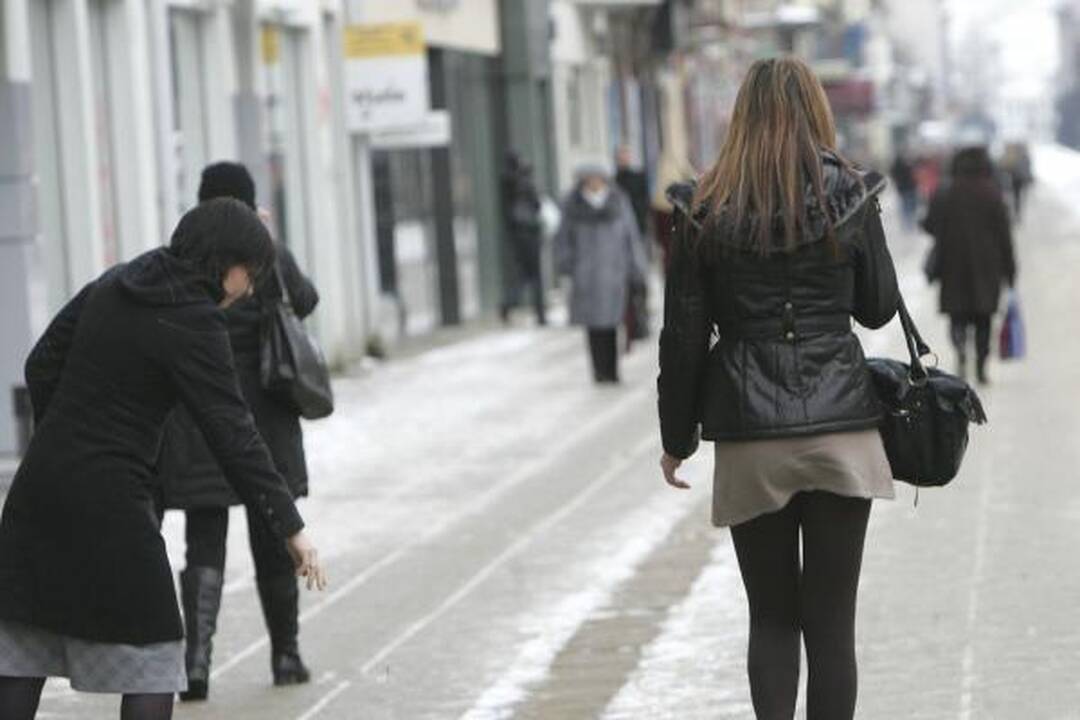 Ar kauniečiams šaltis nebaisus?