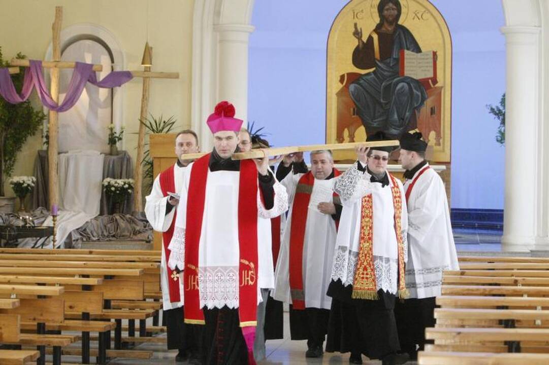 Klaipėdiečiai išsiruošė į Kryžiaus kelią