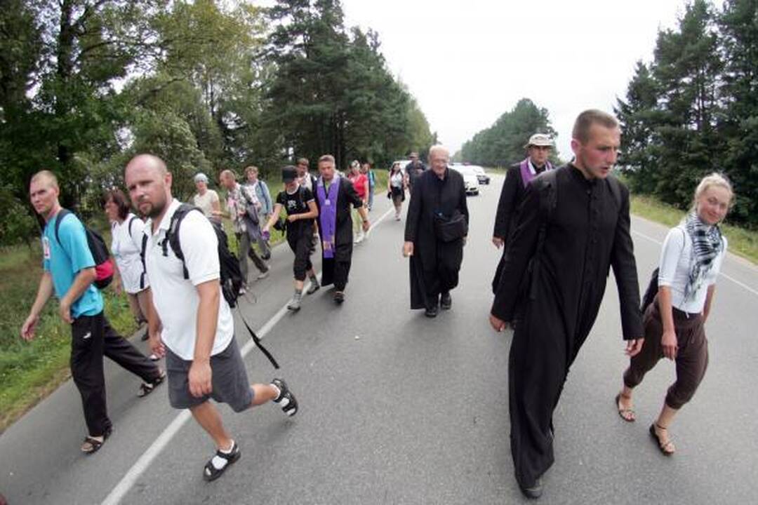 Lenkų maldininkus į Vilnių atvedė istorija