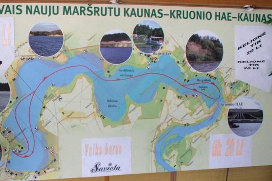 Kauno mariose - naujas maršrutas laivais (papildyta) 