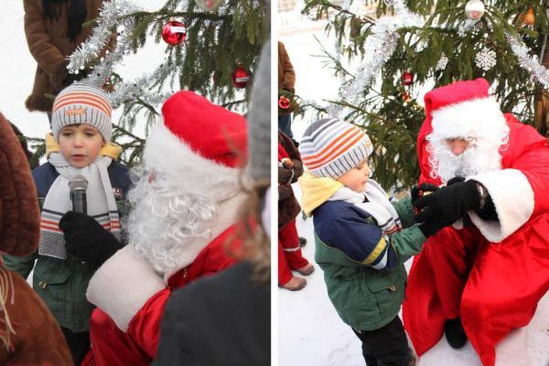 Kalėdų eglės įžiebtos devyniose Vilniaus seniūnijose