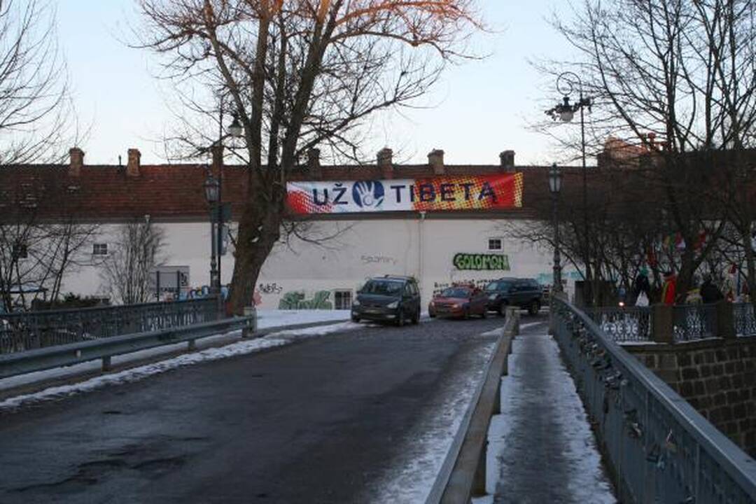 Tibeto skveras atgimė apsaugotas nuo vandalų