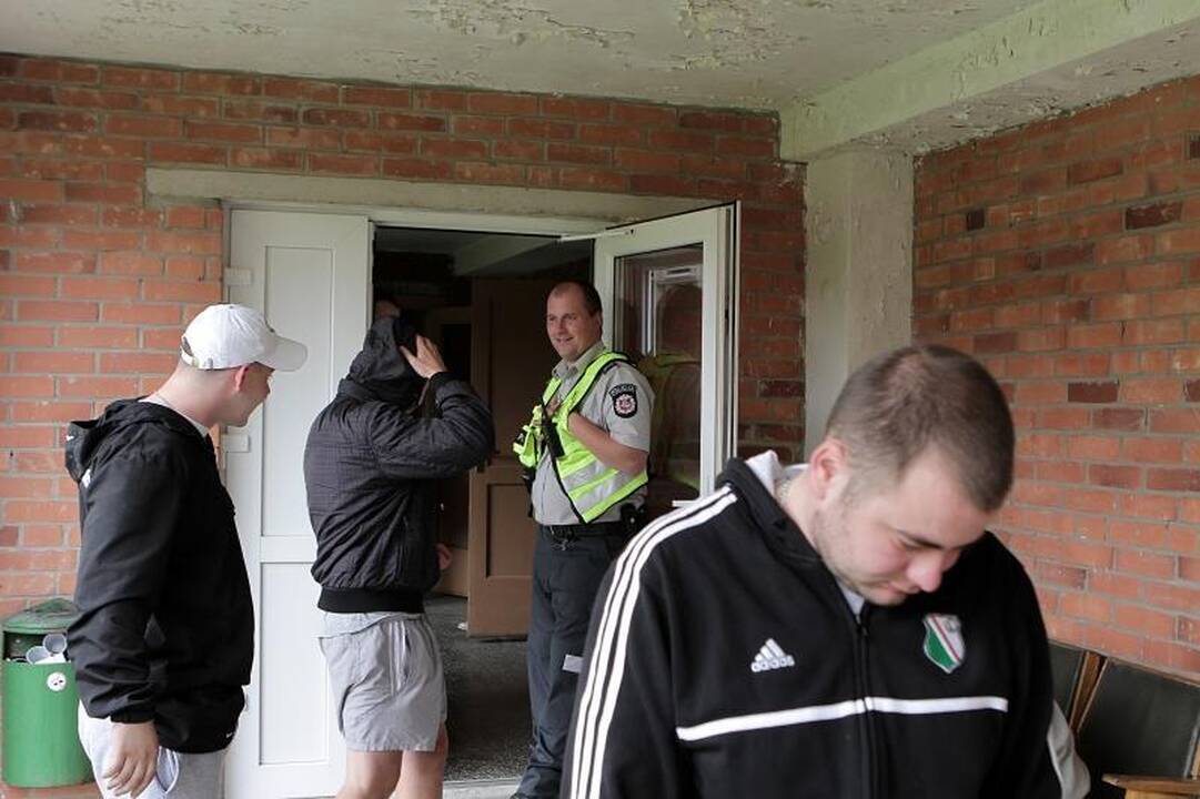 Lenkų futbolo aistruoliai siautėjo Klaipėdos krašte