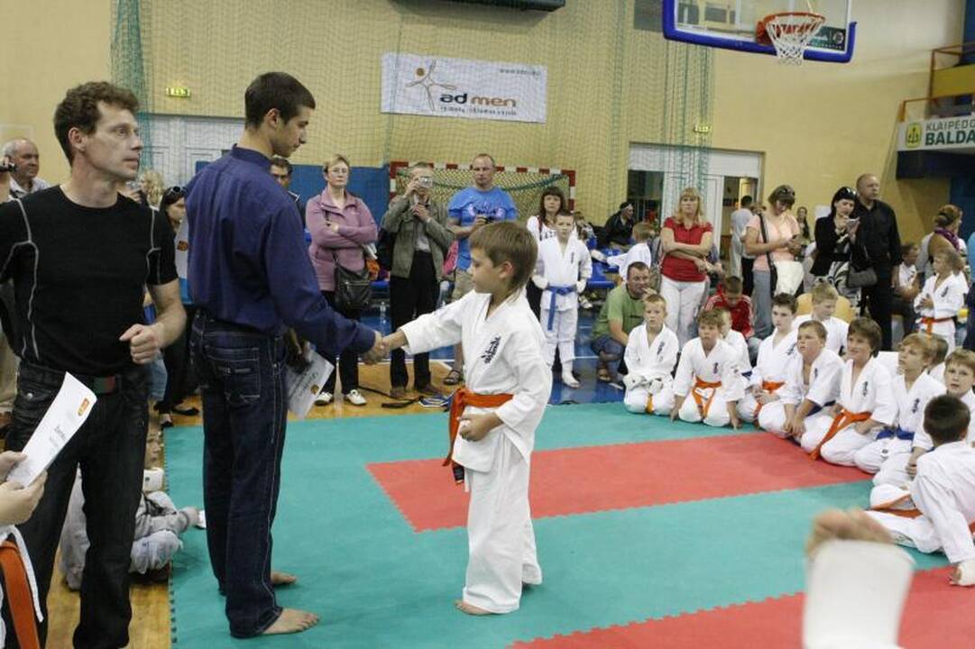 Klaipėdoje - karate kiokušin „Baltijos“ taurės varžybos