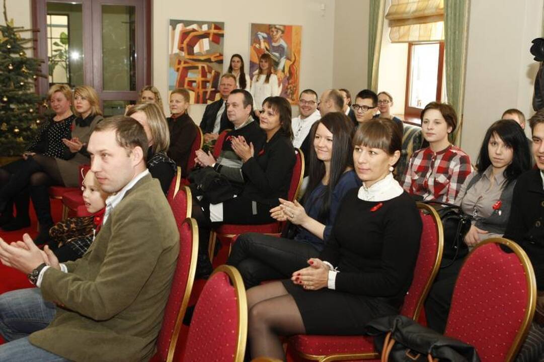 Neatlygintiniems kraujo donorams iš Klaipėdos - ordinas ir padėkos