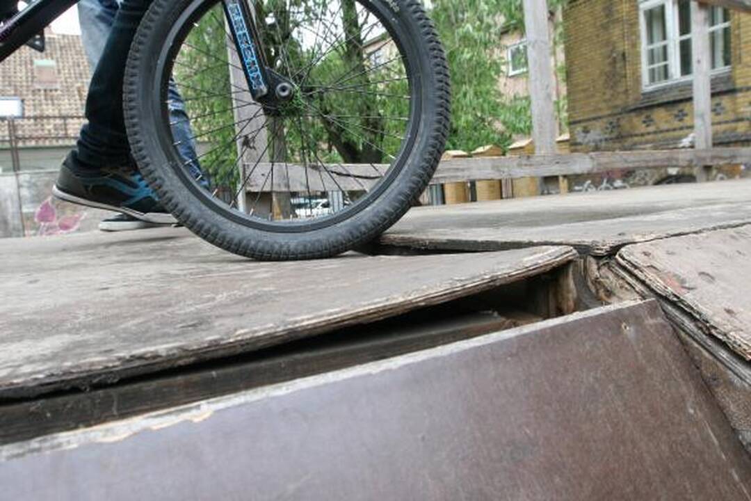 Dėl vienintelio Klaipėdoje skeitparko – paauglių skundai