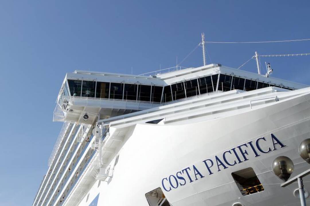 Klaipėdoje - milžiniškas kruizinis laivas "Costa Pacifica"