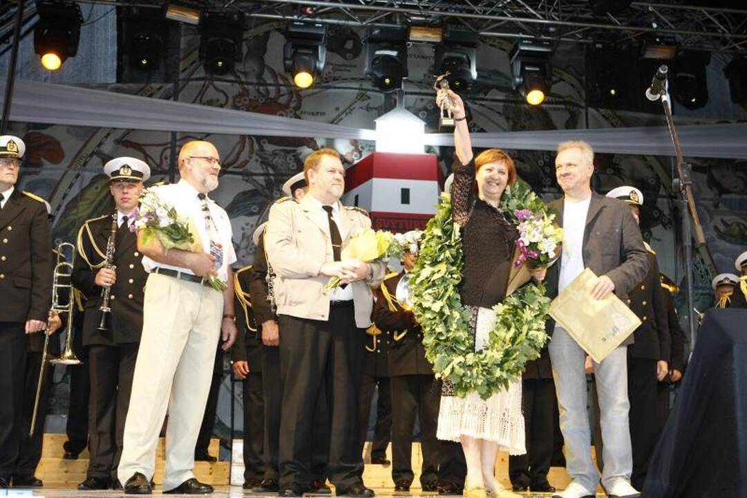Metų jūrininkas šventė laive