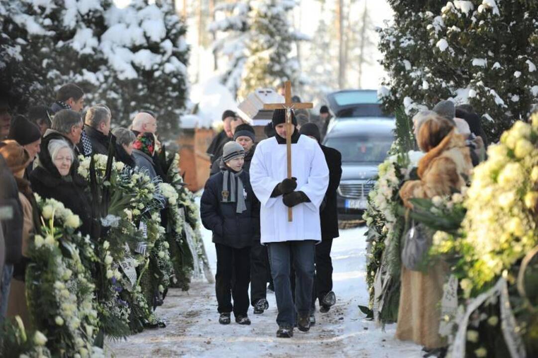 A. Sabonio tėvas amžinojo poilsio atgulė Karmėlavos kapinėse