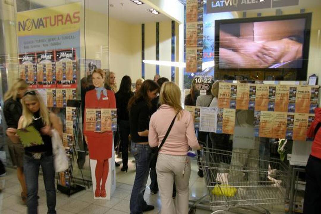 Naktinis išpardavimas: klaipėdiečiai dalyvavo akcijoje "Jamam"