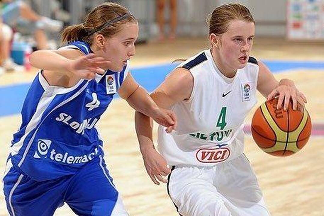 U-16 merginų krepšinio komanda - penkta