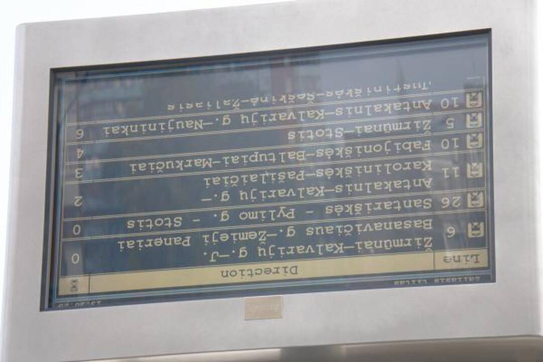 Pirmoji švieslentė Klaipėdoje