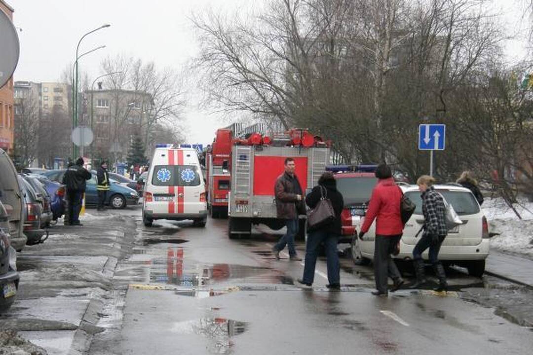 Gaisro metu klaipėdietis apsinuodijo dūmais