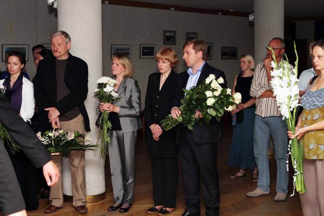 Aktorius V.Klimas atgulė Lėbartų kapinėse