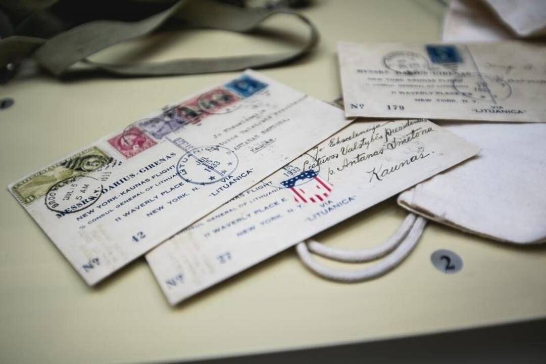 Naujoje „Lituanicos“ ekspozicijoje – ir legendinių lakūnų laiškai