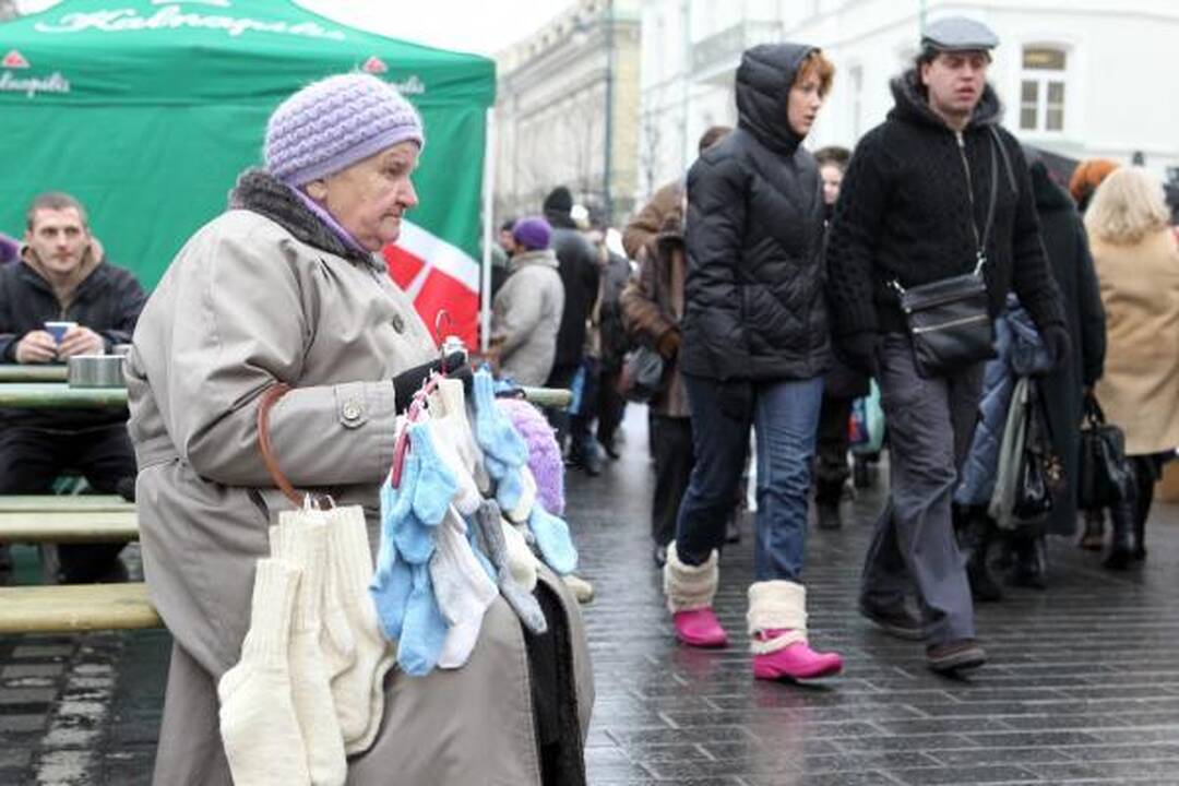 Kaziuko mugėje R.Alekna mokėsi kalti pinigus