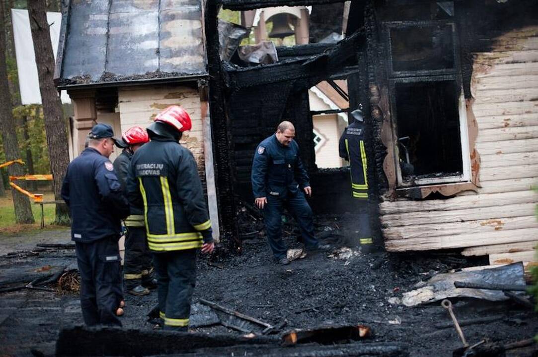 Sulaikytasis dėl bažnyčių padegimo bei niokojimo kaltės neneigia