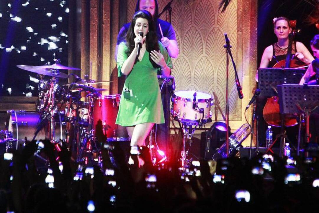 Emocinga: Lana Del Rey Lietuvos publiką išvarė iš proto