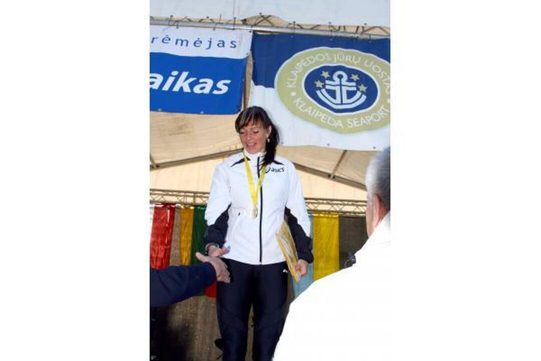 „Gintarinę jūrmylę“ laimėjo ukrainietis V.Šafaras ir lietuvė R.Drazdauskaitė