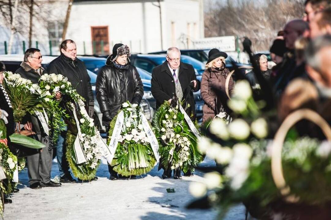 A. Sabonio tėvas amžinojo poilsio atgulė Karmėlavos kapinėse