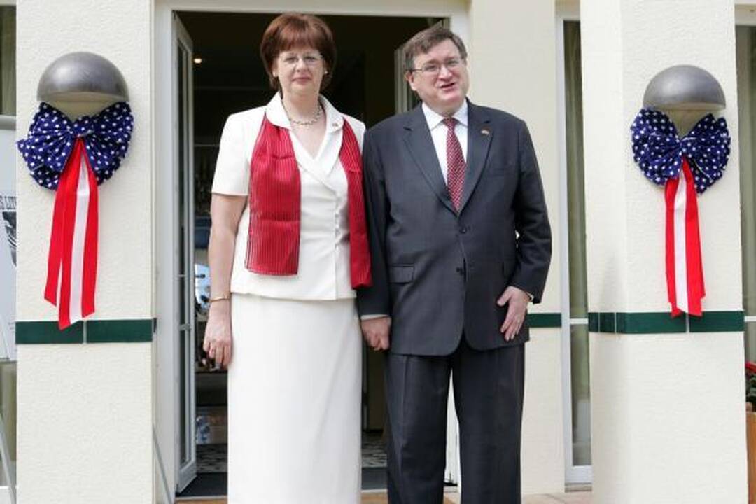 JAV ambasadoje – visa Lietuvos grietinėlė