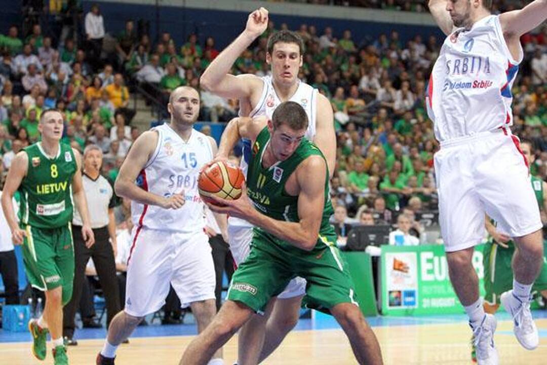 S.Jasaitis: jei įmetėme 100 taškų, reiškia serbai blogai gynėsi