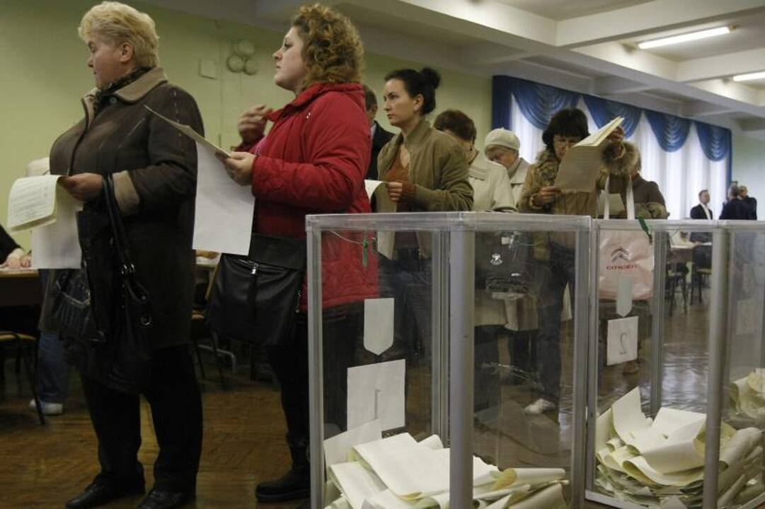 Ukrainoje prasidėjo Rados rinkimai (atnaujinta 11:29 val.)