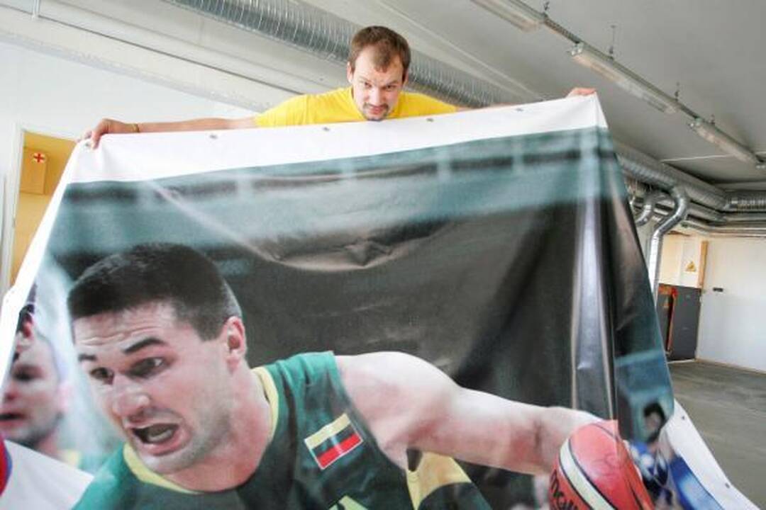 Atidaroma Lietuvos vyrų krepšinio rinktinės fotografijų paroda