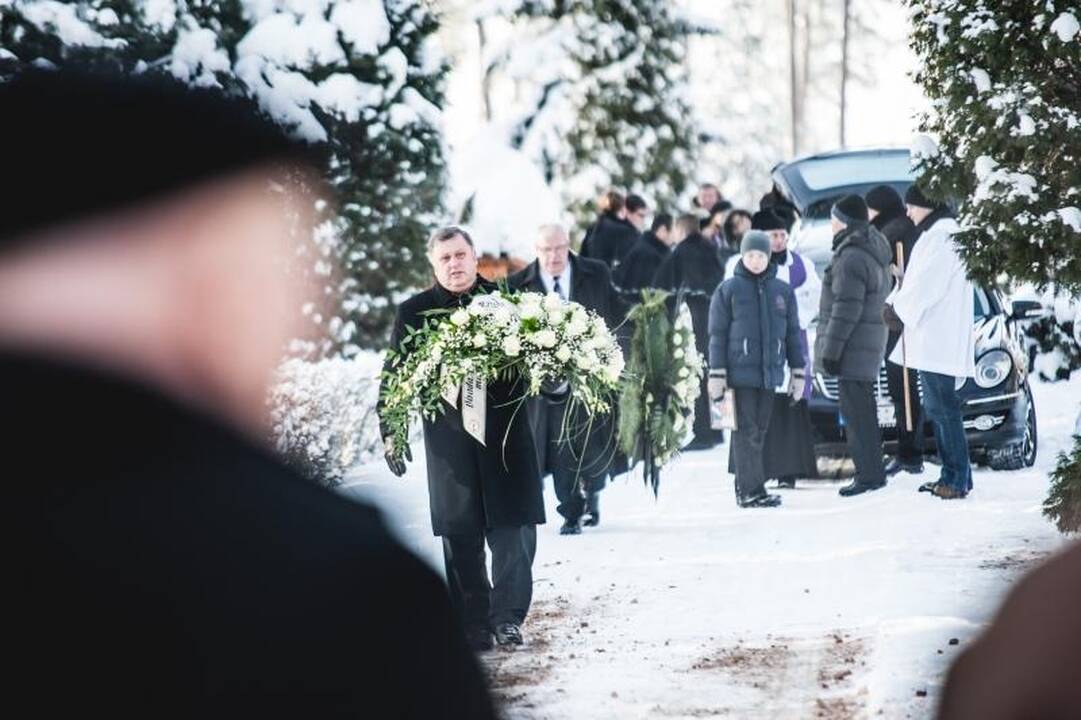 A. Sabonio tėvas amžinojo poilsio atgulė Karmėlavos kapinėse