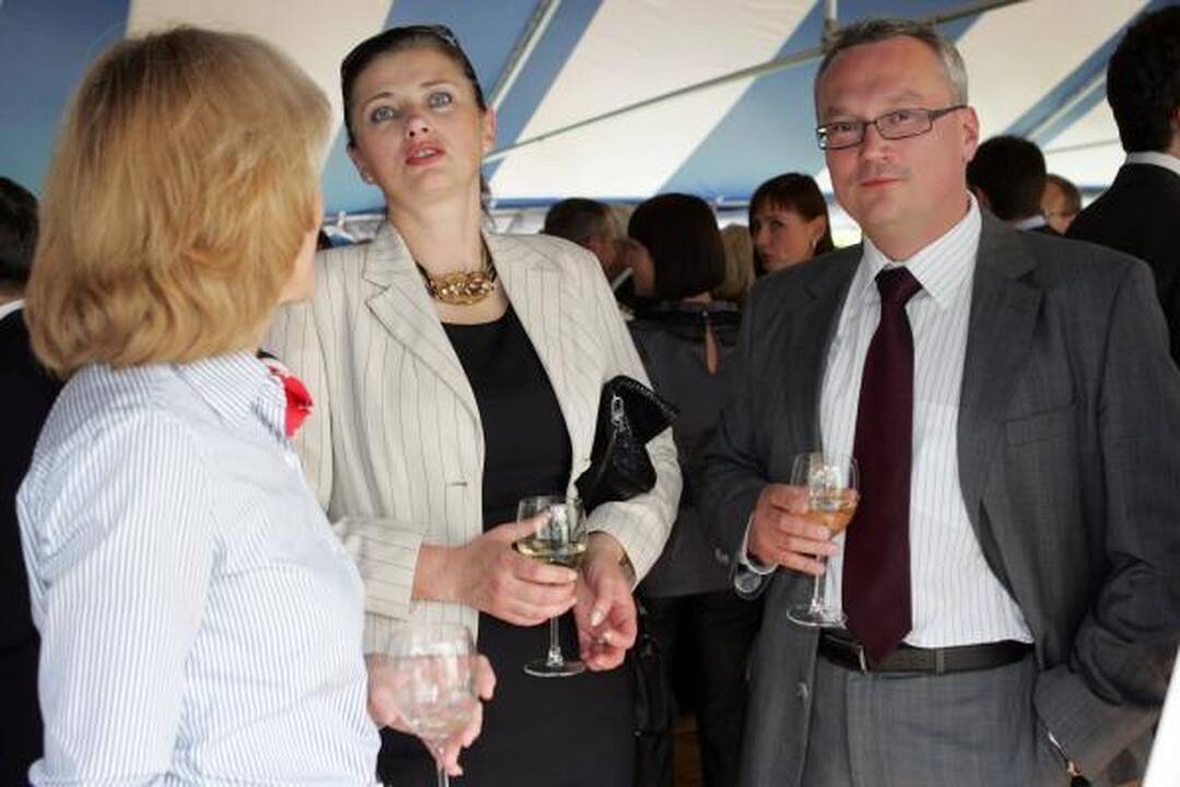 JAV ambasadoje – visa Lietuvos grietinėlė