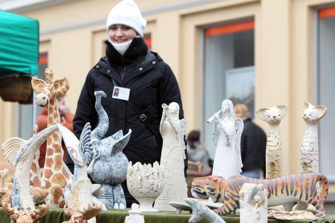 Kaziuko mugėje R.Alekna mokėsi kalti pinigus