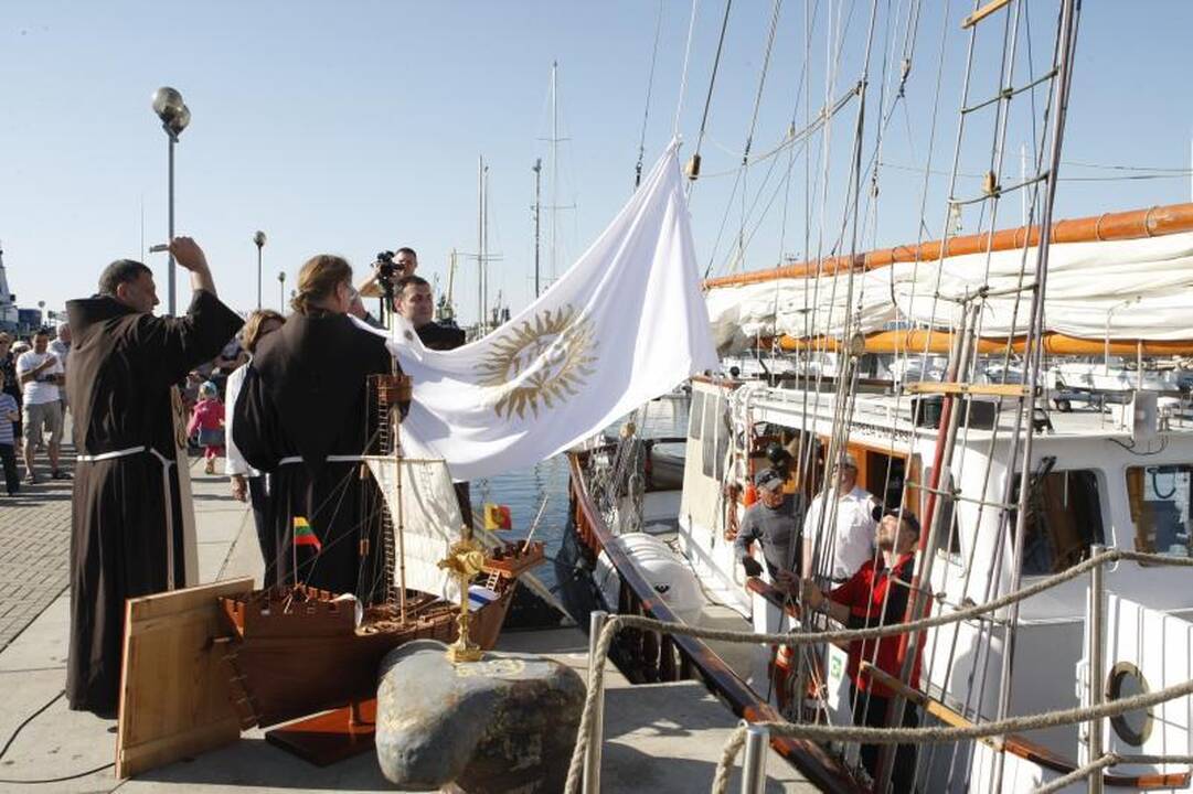 Kruizinių laivų terminale – „Vilties misijos 2012“ išlydėtuvės