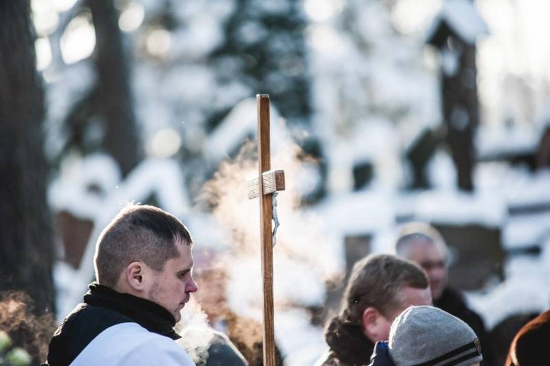 A. Sabonio tėvas amžinojo poilsio atgulė Karmėlavos kapinėse