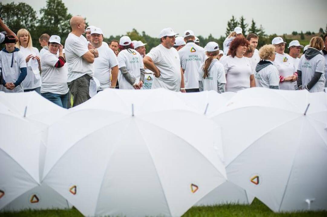 Lietuvos žmonių partija surengė pirmąjį sąskrydį 