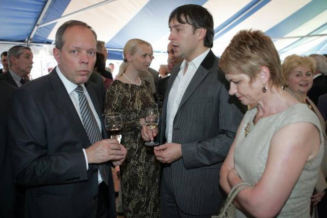 JAV ambasadoje – visa Lietuvos grietinėlė